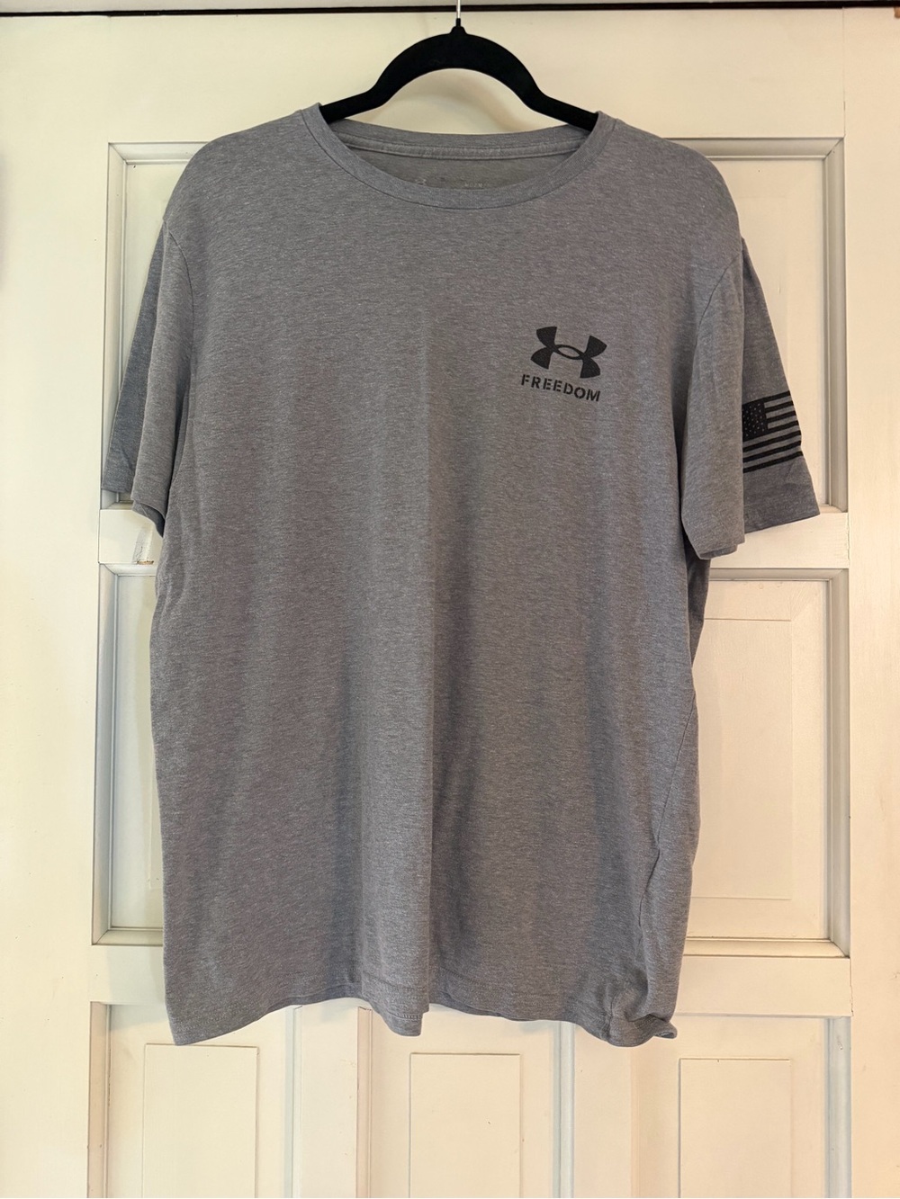 Under Armour Gray Freedom Short Sleeve Crew Tee